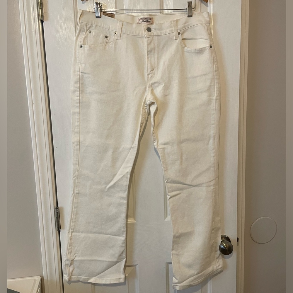 NWT! Vintage Levi Strauss Signature Bootcut (14 Short) - Pristine White! 🍄 0337